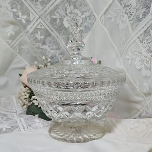 Elegant Crystal Candy Dish